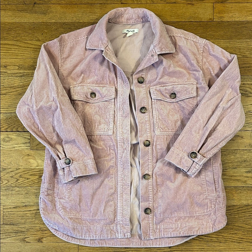 Madewell corduroy shacket
